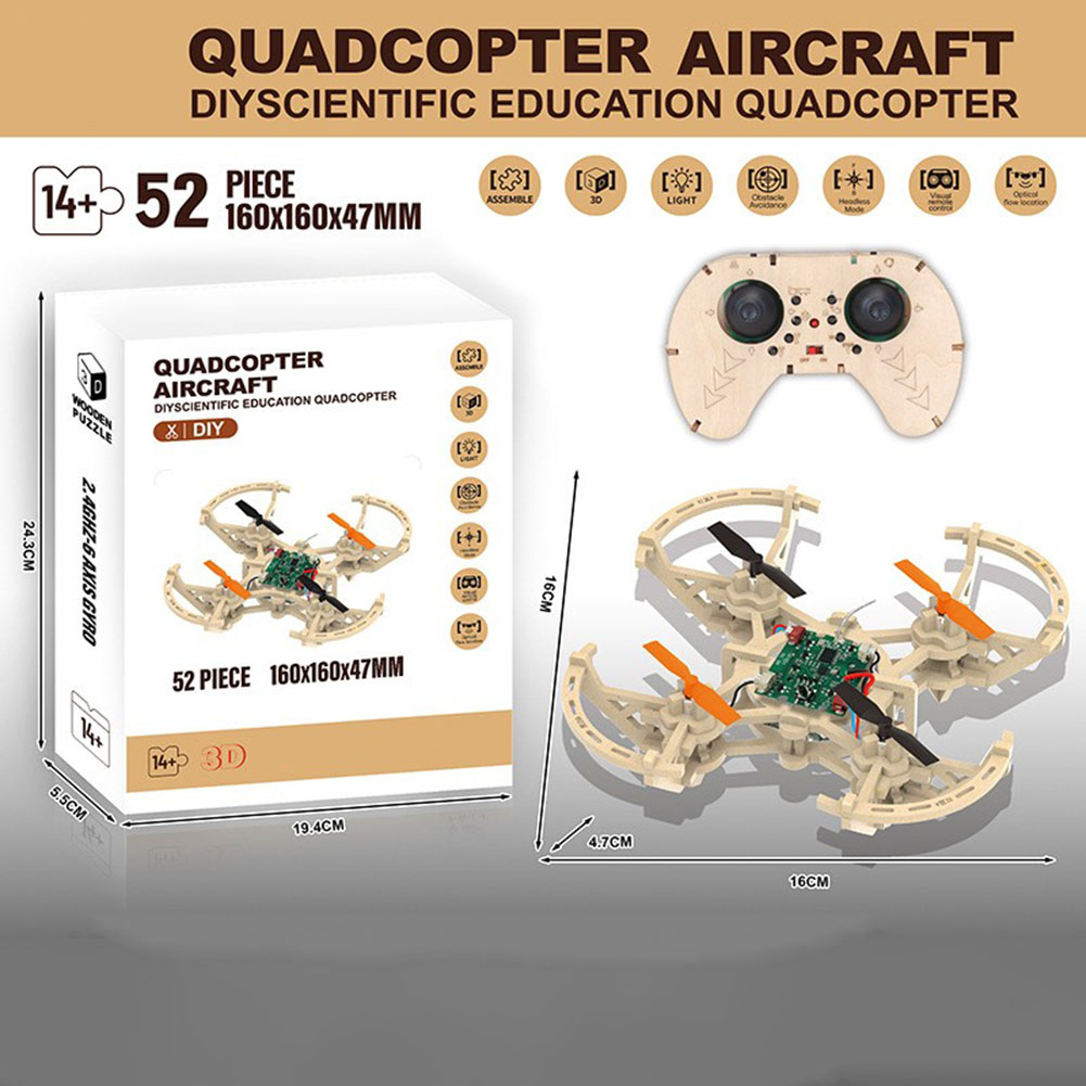 RC-Holzdrohnen-Modellbausatz,  – Drone Kit Octocopter Bewertung und Preis