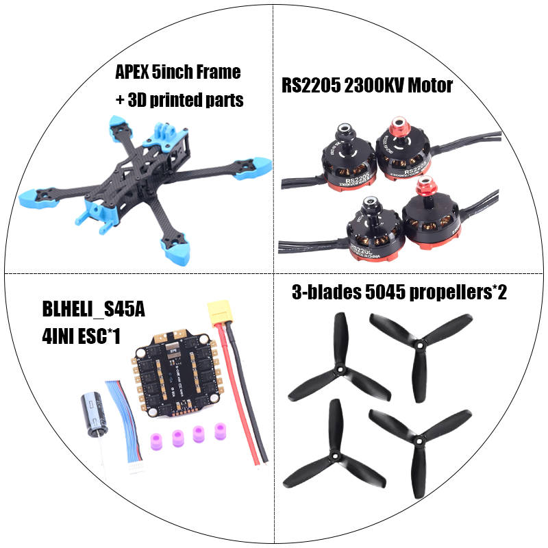 APEX 5-Zoll-FPV-Drohnen-Rahmen – Drone Kit Octocopter Bewertung und Preis